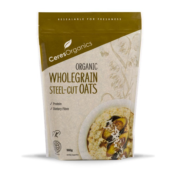 Ceres Organics Wholegrain Steel-Cut Oats 900g