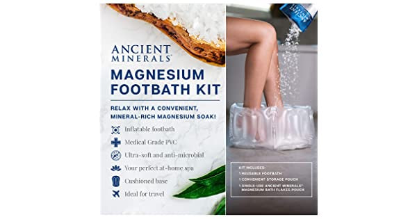 Ancient Minerals Inflatable Magnesium Foot bath Kit