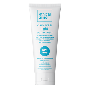 Ethical Zinc Daily Wear Light Sunscreen SPF50+
