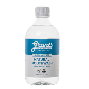 Grants Natural Mouth Wash Mint Flavour 500ml