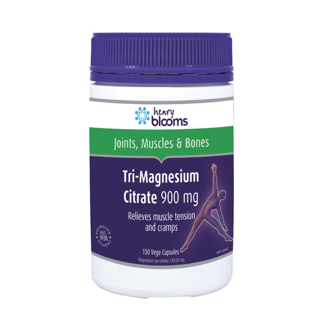 Blooms Tri-Magnesium Citrate 900mg 150 caps