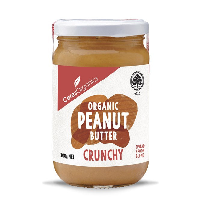 Ceres Organic Peanut Butter Crunchy 300g