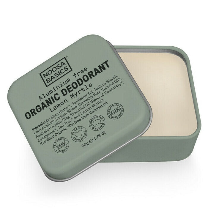 Noosa Basics Deodorant Tin Lemon Myrtle 50g