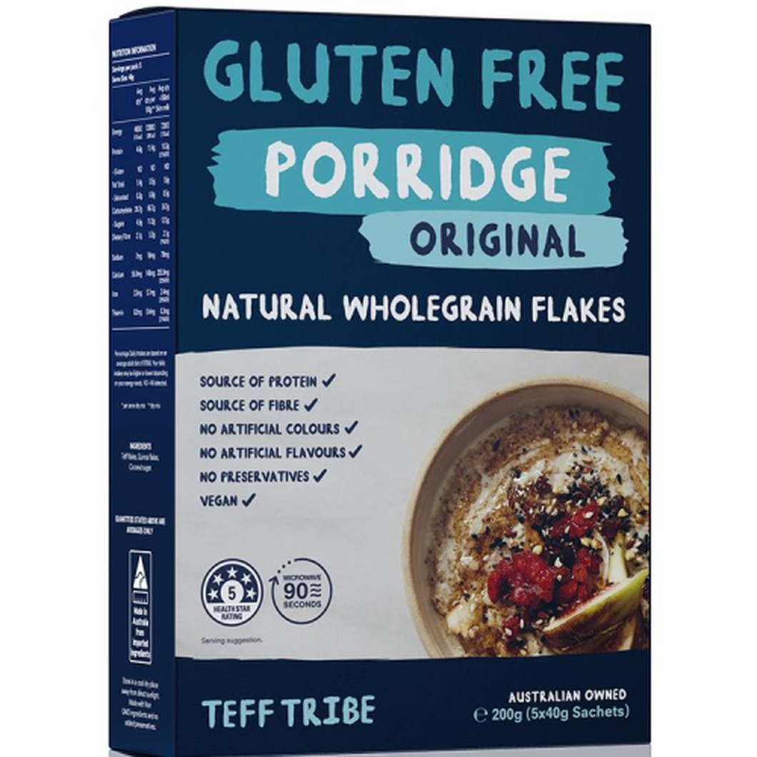 Teff Tribe Gluten Free Porridge Original 5 sachets