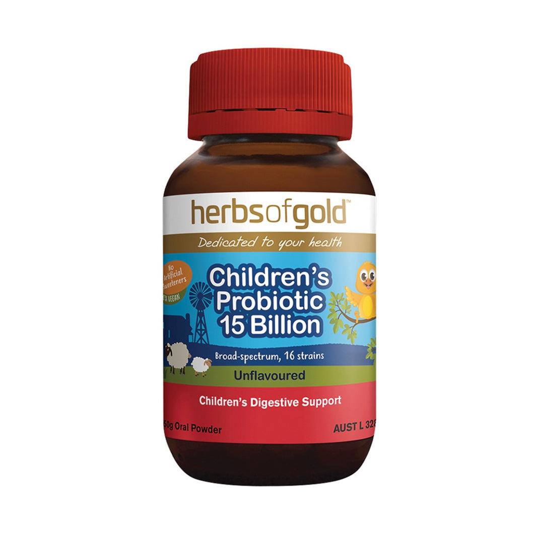 Herbs of Gold Childrens Probiotic 15 Billion, Powder Unflavoured 50g