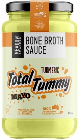 Gevity Bone Broth Sauce Total Tummy Turmeric Mayo 375ml