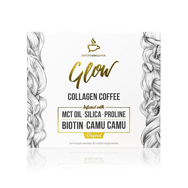 Before You Speak Glow Collagen Coffee Original x 30 serves