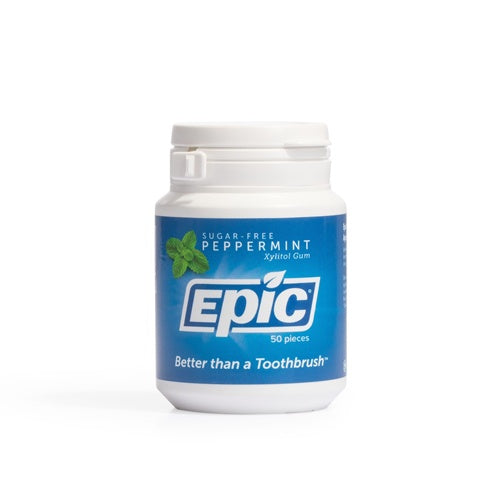 EPIC Xylitol Chewing Gum Peppermint x 50