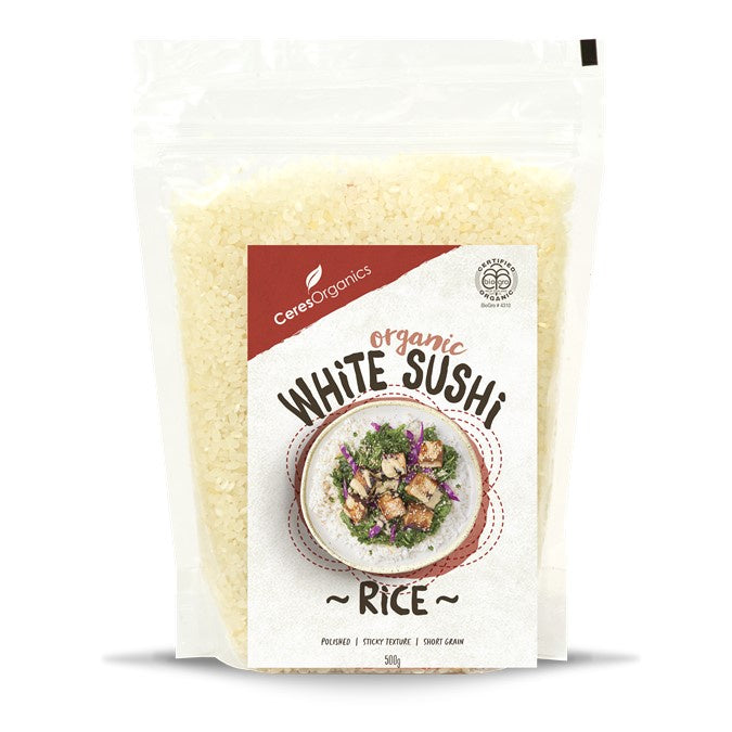Ceres Organic White Sushi Rice 500g