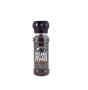 Chef's Choice Organic Whole Black Pepper Grinder 100g