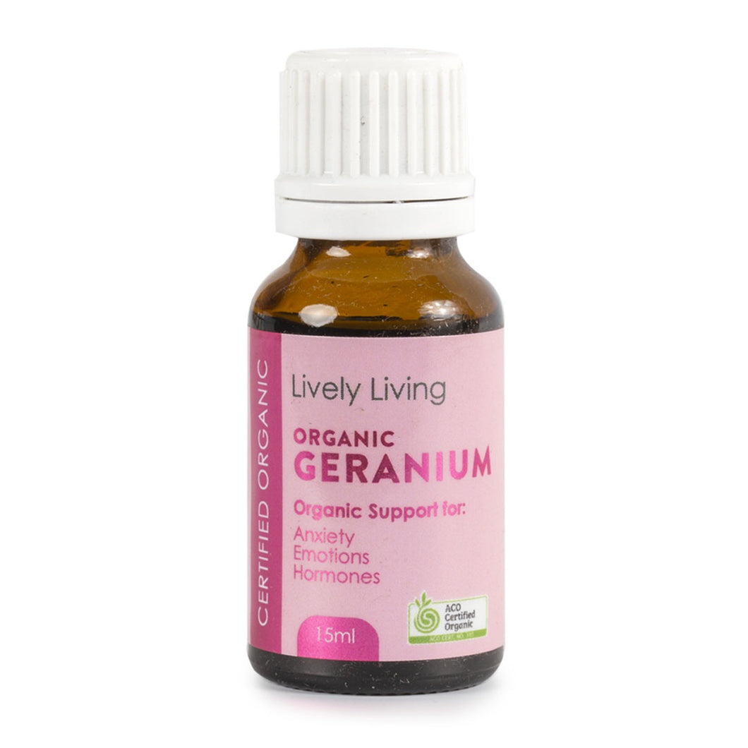 Lively Living Essential Oil Geranium 15ml