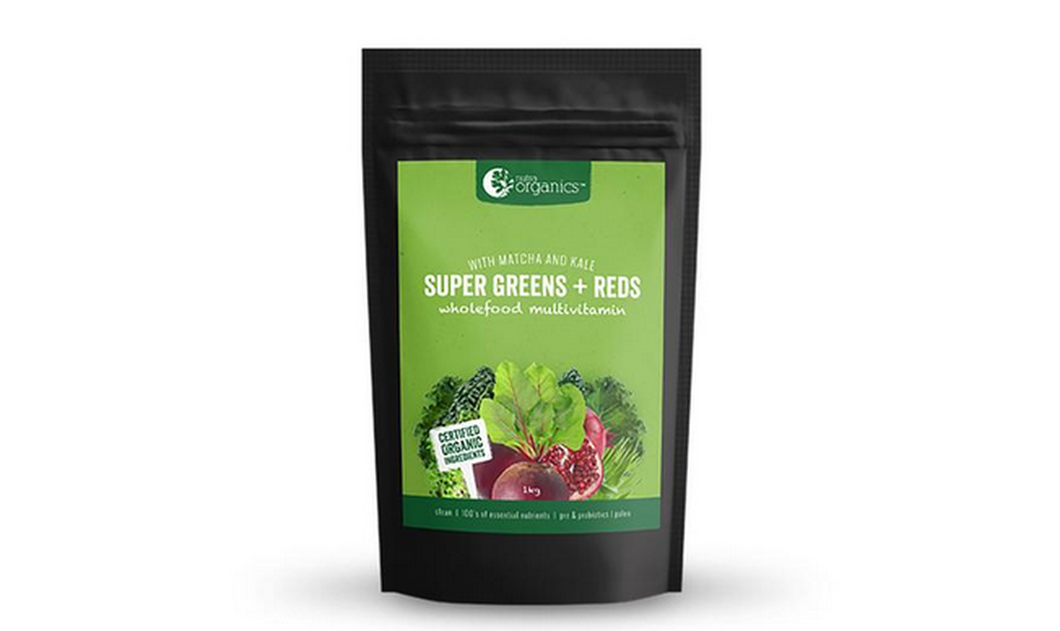 Nutra Organics Super Greens + Reds 1kg