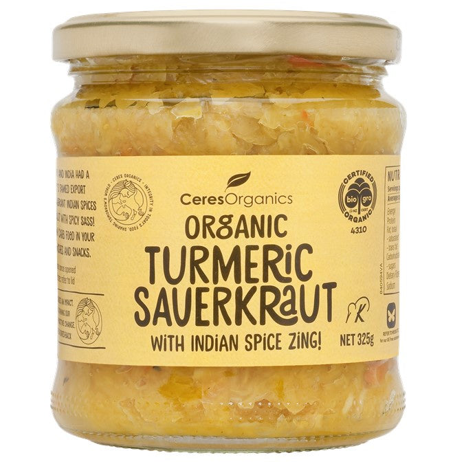 Ceres Organics Organic Turmeric Sauerkraut 325g