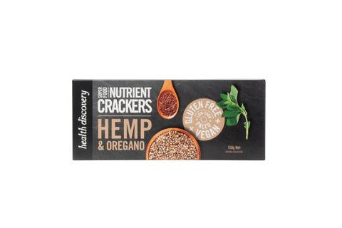 Health Discovery Hemp & Oregano Crackers 150g