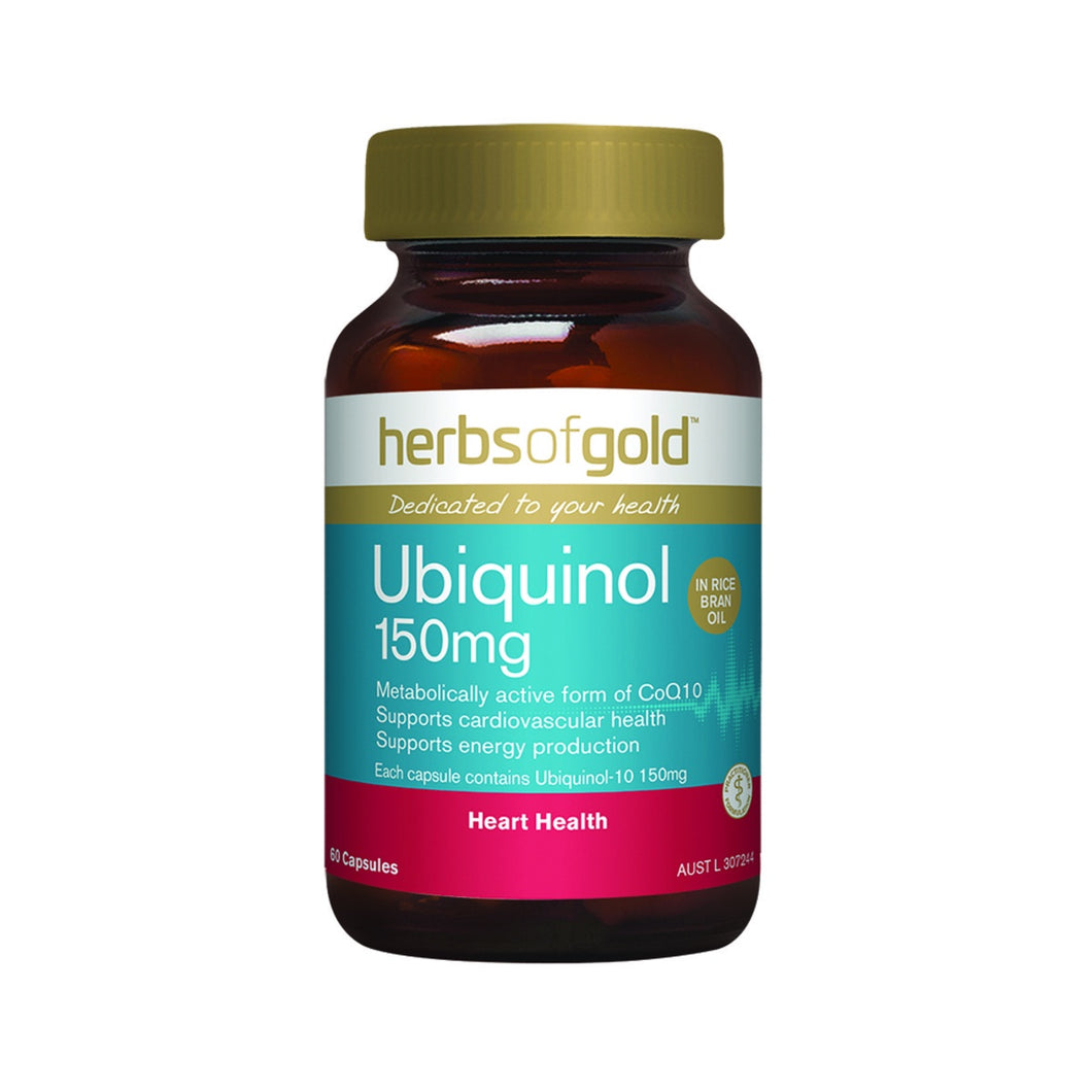 Herbs of Gold Ubiquinol 150mg 60 caps