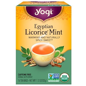 Yogi Tea Egyptian Liquorice Mint  16 teabags