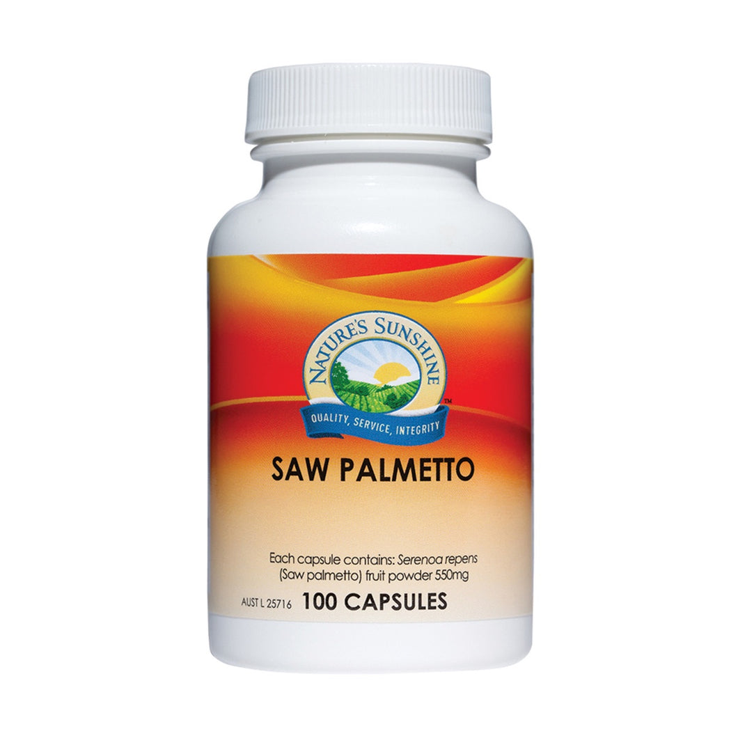 Nature's Sunshine Saw Palmetto 550mg 100 caps