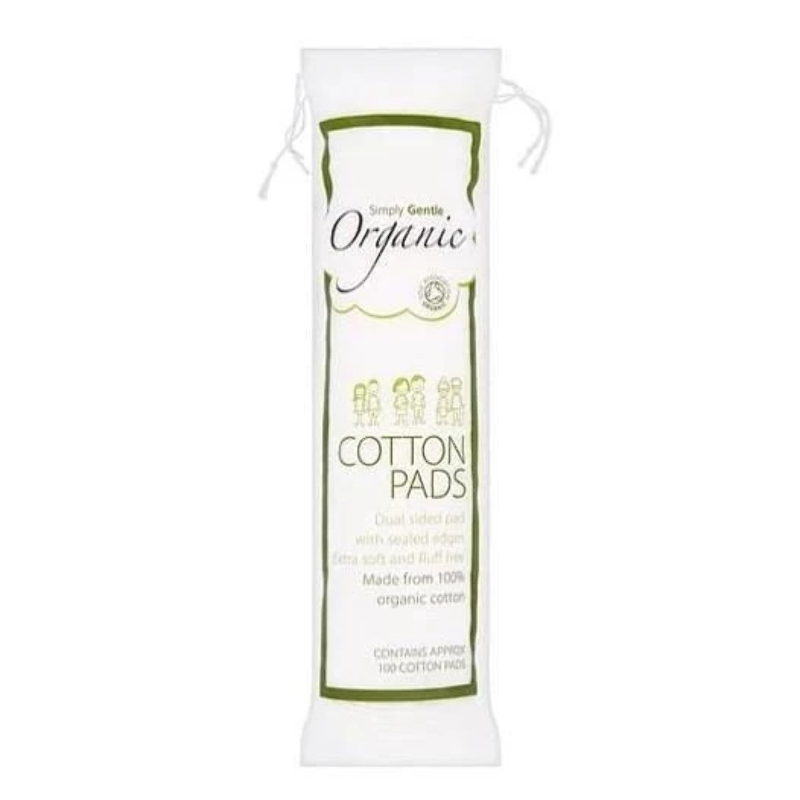Simply Gentle Organic Cotton Pads x100