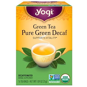 Yogi Green Tea Pure Green Decaf 16 tea bags