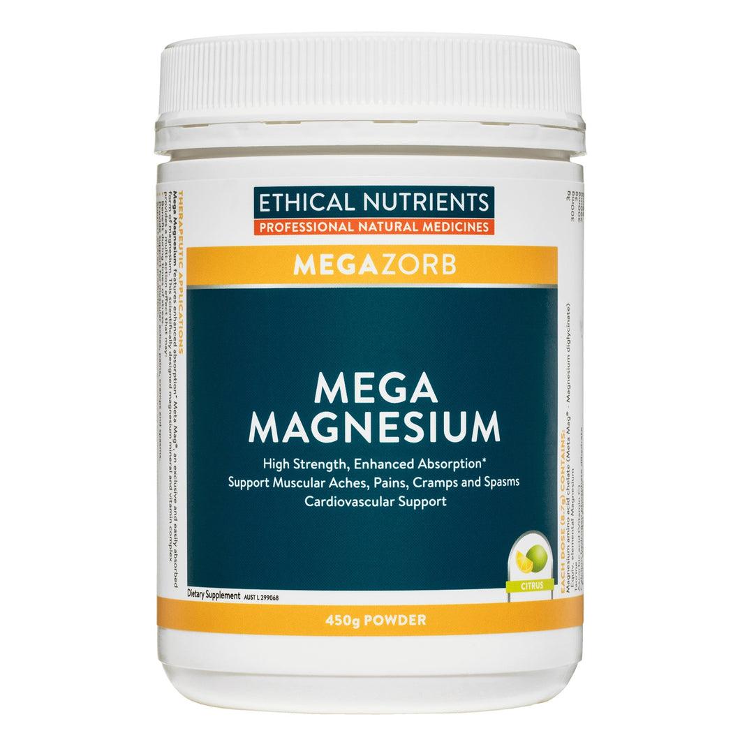 Ethical Nutrients Mega Magnesium Citrus 450g
