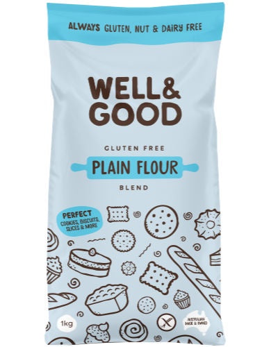 Well & Good Gluten Free Plain Flour Blend 1kg