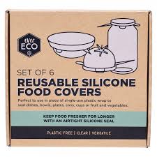 Ever Eco Reusable Silicone Food Covers Set of 6