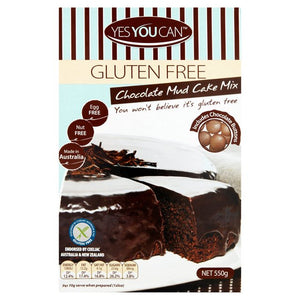 Yes You Can Chocolate Mud Cake Mix Gluten Free 550g