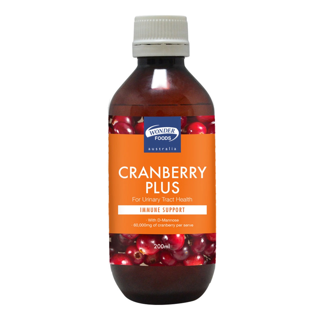 Wonderfoods Cranberry Plus 200ml