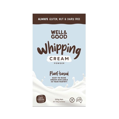Well & Good Plant Based Whipping Cream Powder 250g